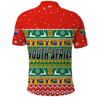 South Africa Polo Shirt Christmas African Springbok LT13 - Wonder Print Shop