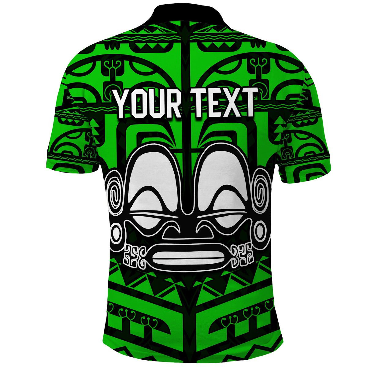 Custom Marquesas Islands Polo Shirt Marquesas Tattoo Green Special LT13 - Wonder Print Shop
