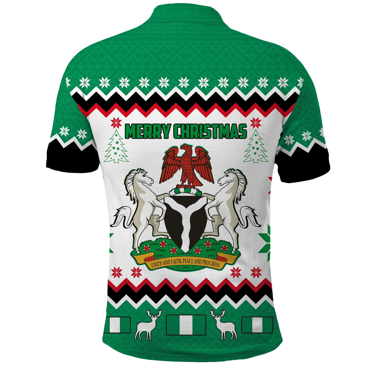 Custom Nigeria Polo Shirt Christmas African Pattern LT13 - Wonder Print Shop