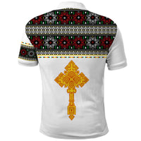 Ethiopia Tibeb Polo Shirt Ethiopian Cross Fashion LT13 - Wonder Print Shop