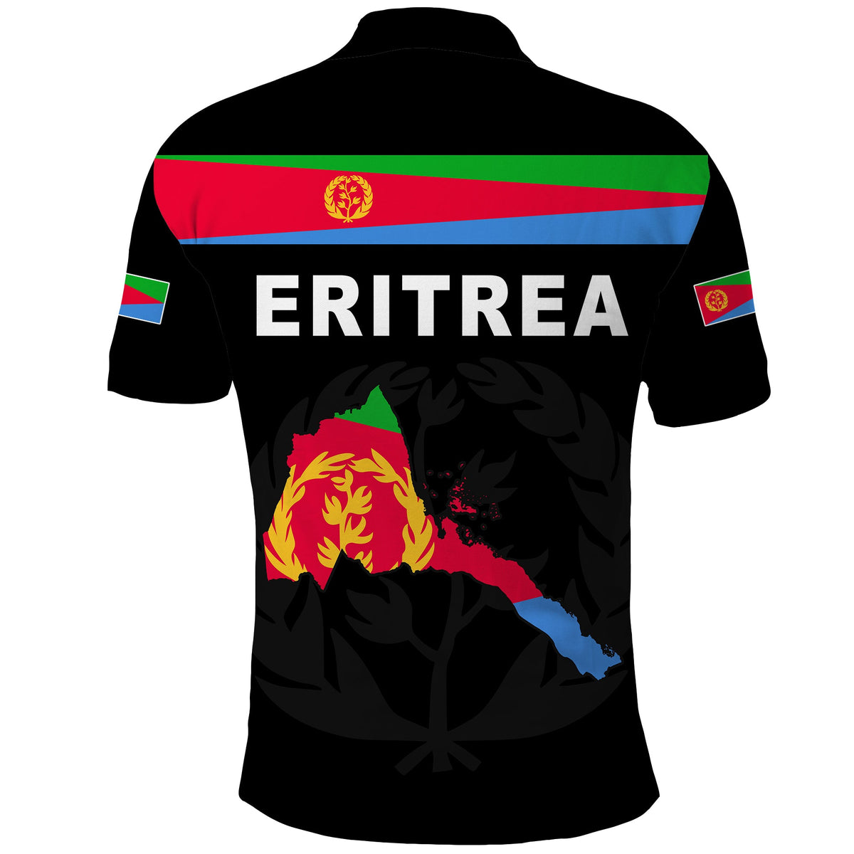 Custom Asmara Eritrean Polo Shirt Eritrea Lion Proud Olive Symbol LT13 - Wonder Print Shop