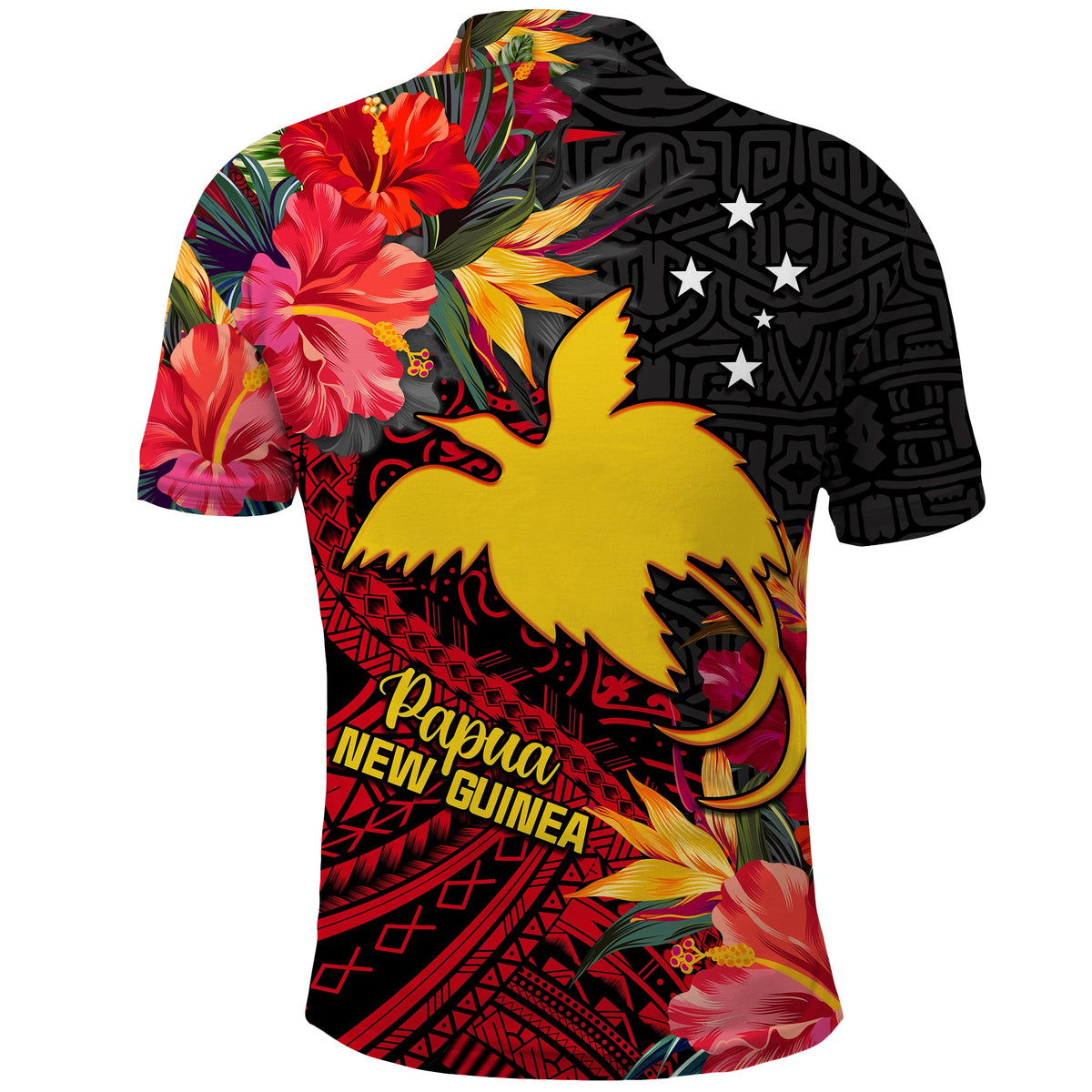 Custom Papua New Guinea Polo Shirt Bird of Paradise LT13 - Wonder Print Shop