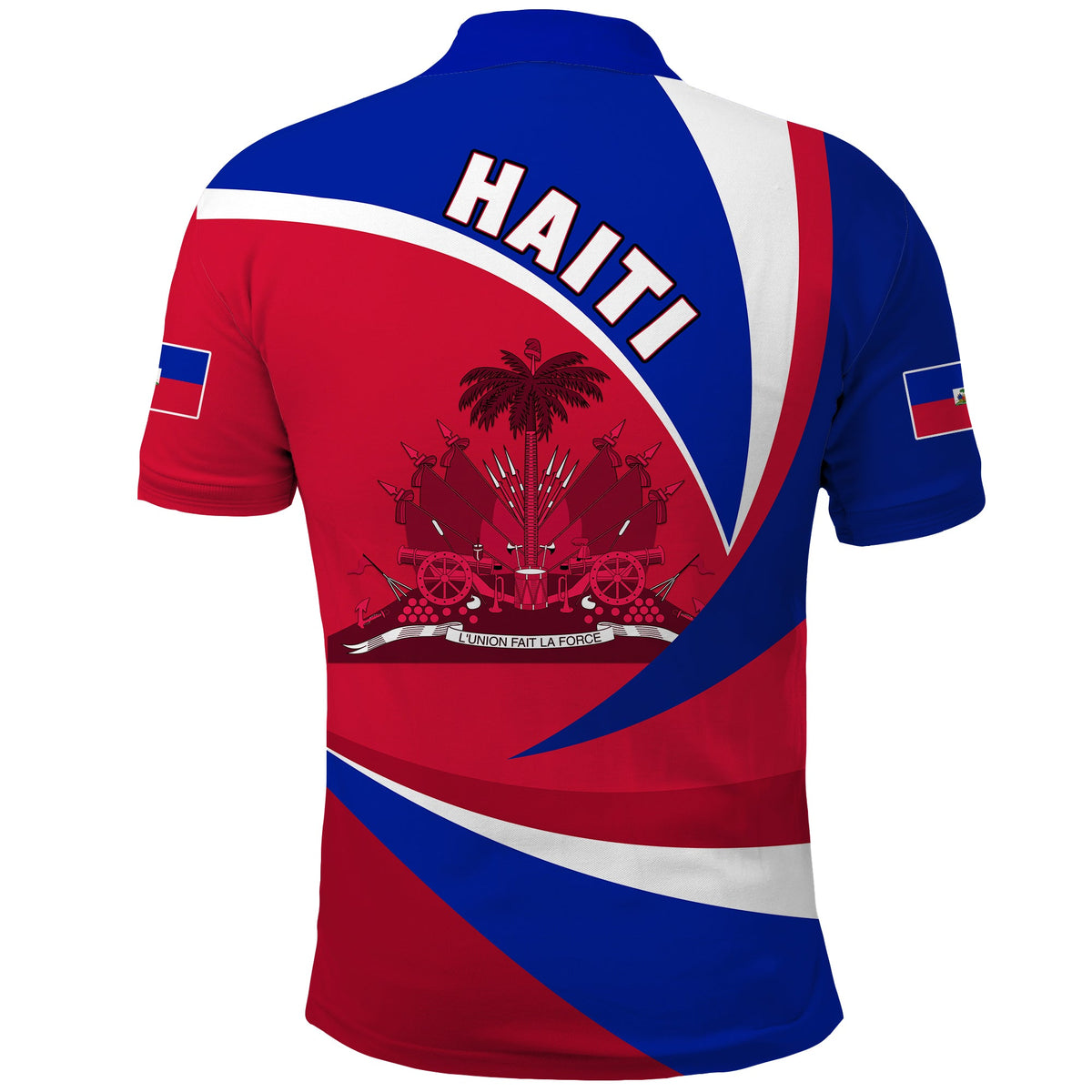 Haiti Polo Shirt Style Color Flag LT13 - Wonder Print Shop