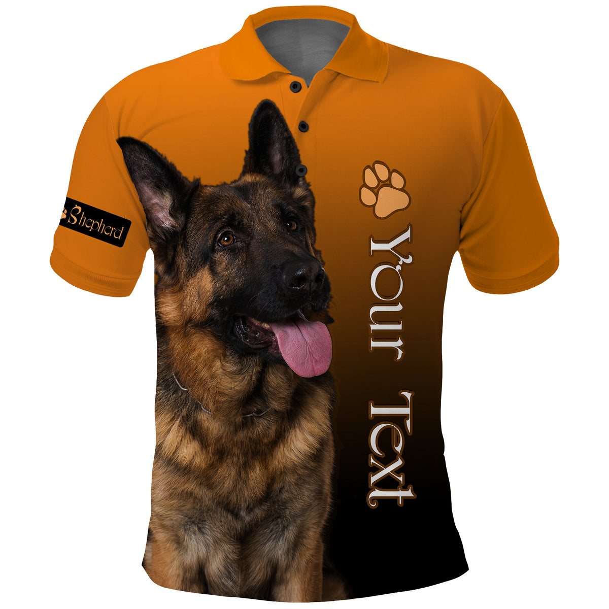 Custom German Shepherd Polo Shirt My Best Friend LT13 - Wonder Print Shop
