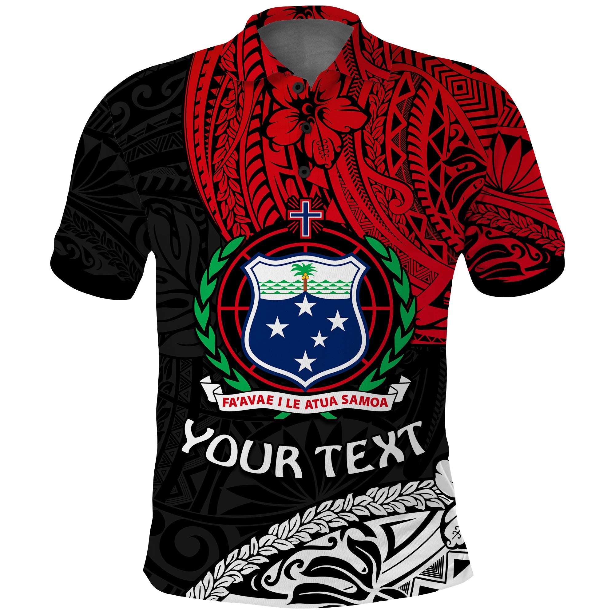 Custom Samoa Polo Shirt Beloved Samoan Mix Polynesian Pattern LT13 - Wonder Print Shop