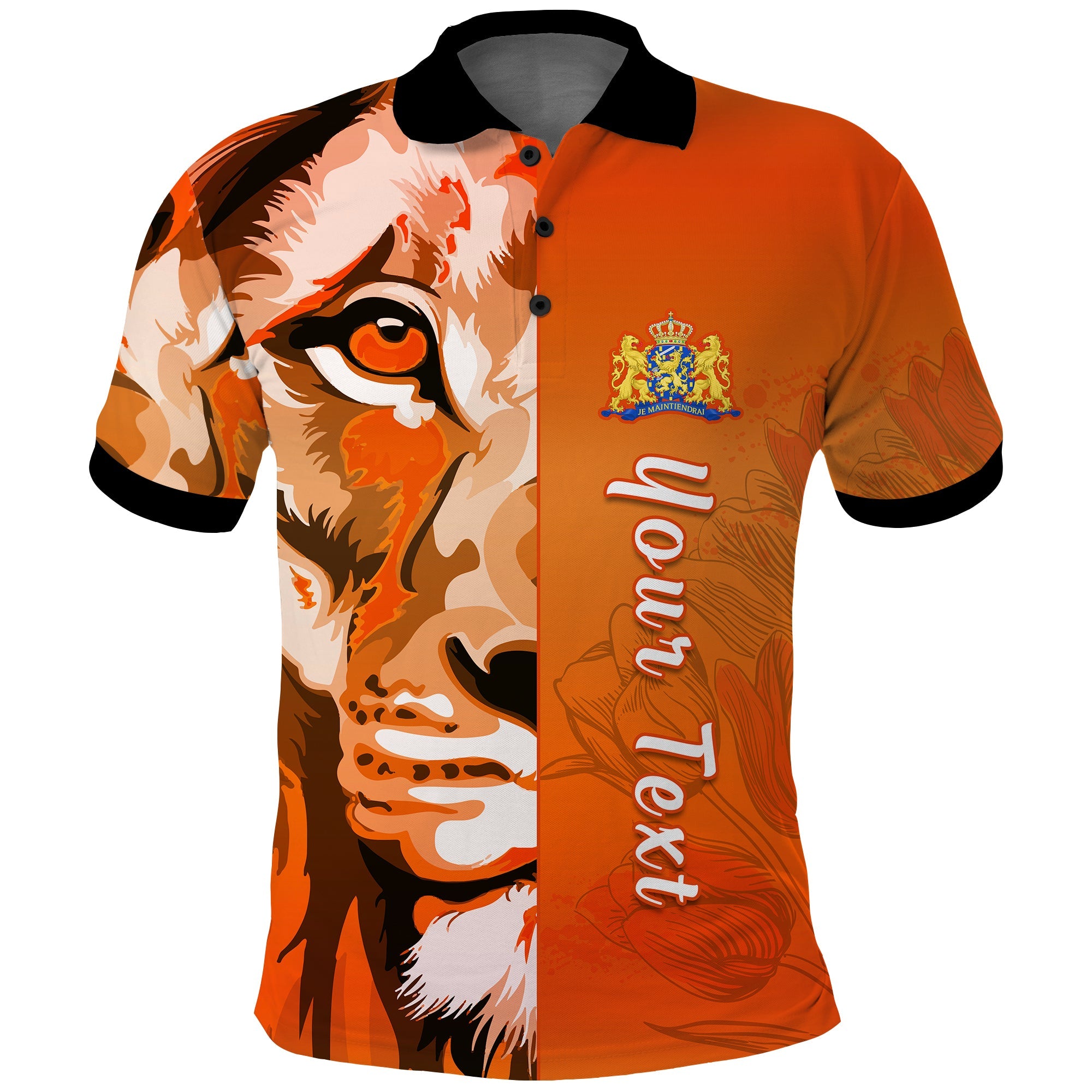 custom-personalised-netherlands-polo-shirt-style-lusty-dutch-lion