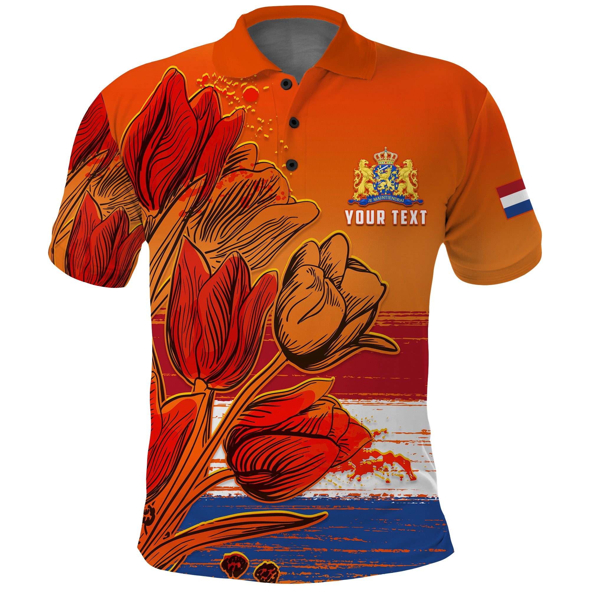 custom-personalised-netherlands-polo-shirt-style-tulip-national-flower