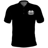 Custom Marquesas Islands Polo Shirt Marquesas Tattoo Black Special LT13 - Wonder Print Shop