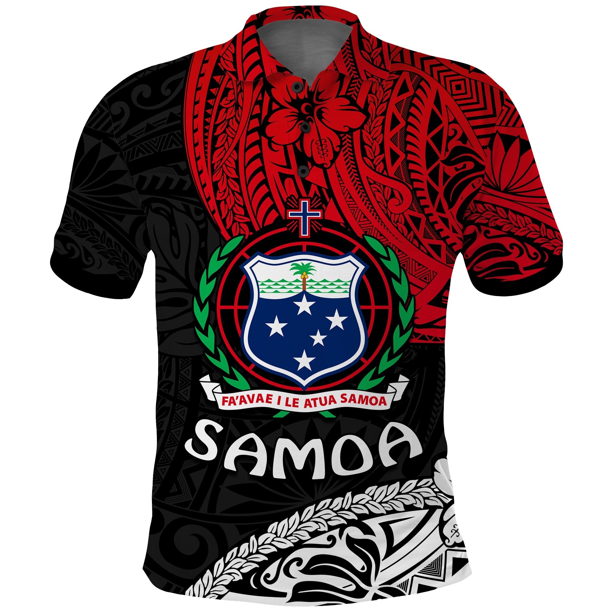 Samoa Polo Shirt Beloved Samoan Mix Polynesian Pattern LT13 - Wonder Print Shop