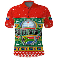 South Africa Polo Shirt Christmas African Springbok LT13 - Wonder Print Shop
