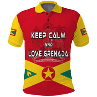 Grenada Polo Shirt Keep Calm and Love Grenada LT13 - Wonder Print Shop