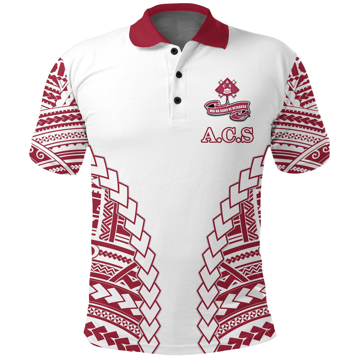 Custom Adi Cakobau School Polo Shirt Lovely Girl A.C.S LT13 - Wonder Print Shop