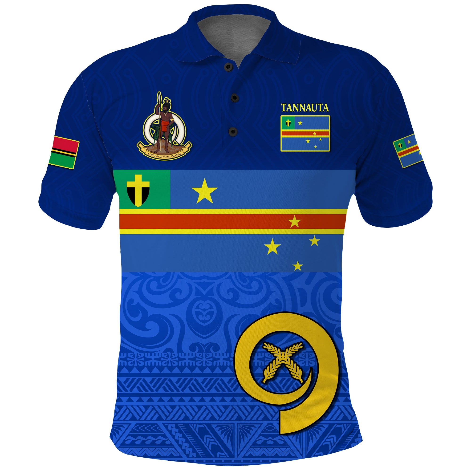 TANNAUTA Tafea Province Polo Shirt Vanuatu Proud LT13 - Wonder Print Shop
