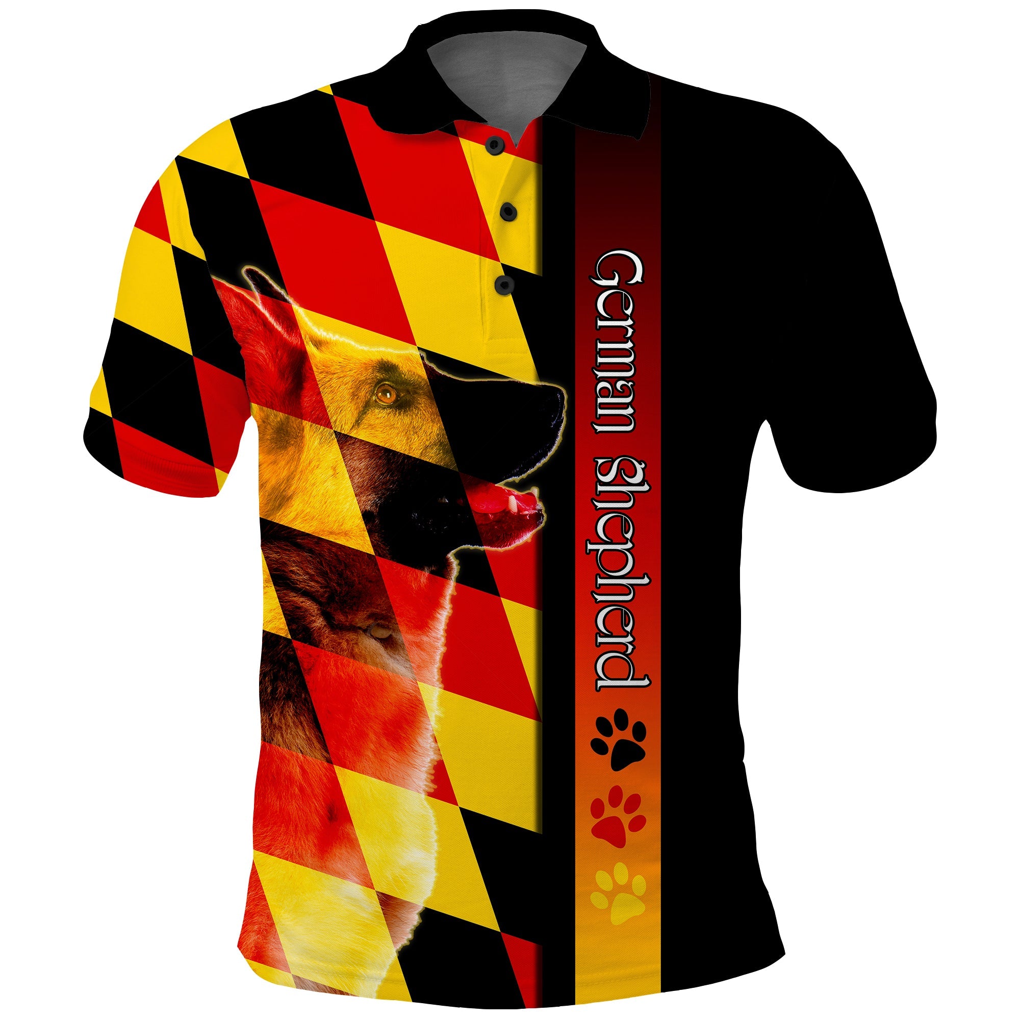 German Shepherd Polo Shirt Germany Dogs Lovers LT13 - Wonder Print Shop