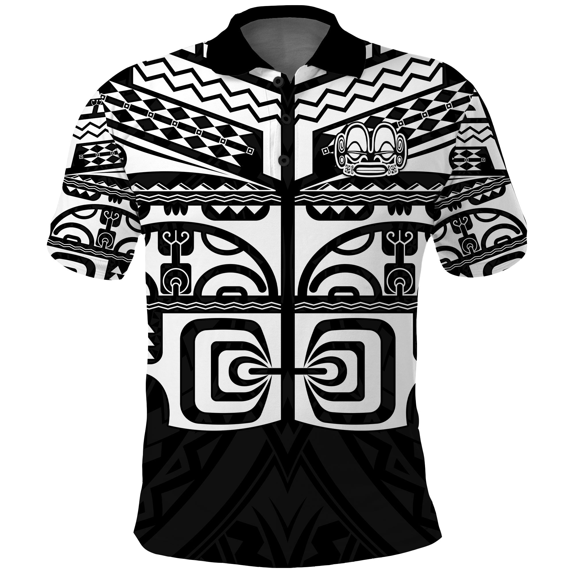 Custom Marquesas Islands Polo Shirt Marquesas Tattoo Black Special LT13 - Wonder Print Shop
