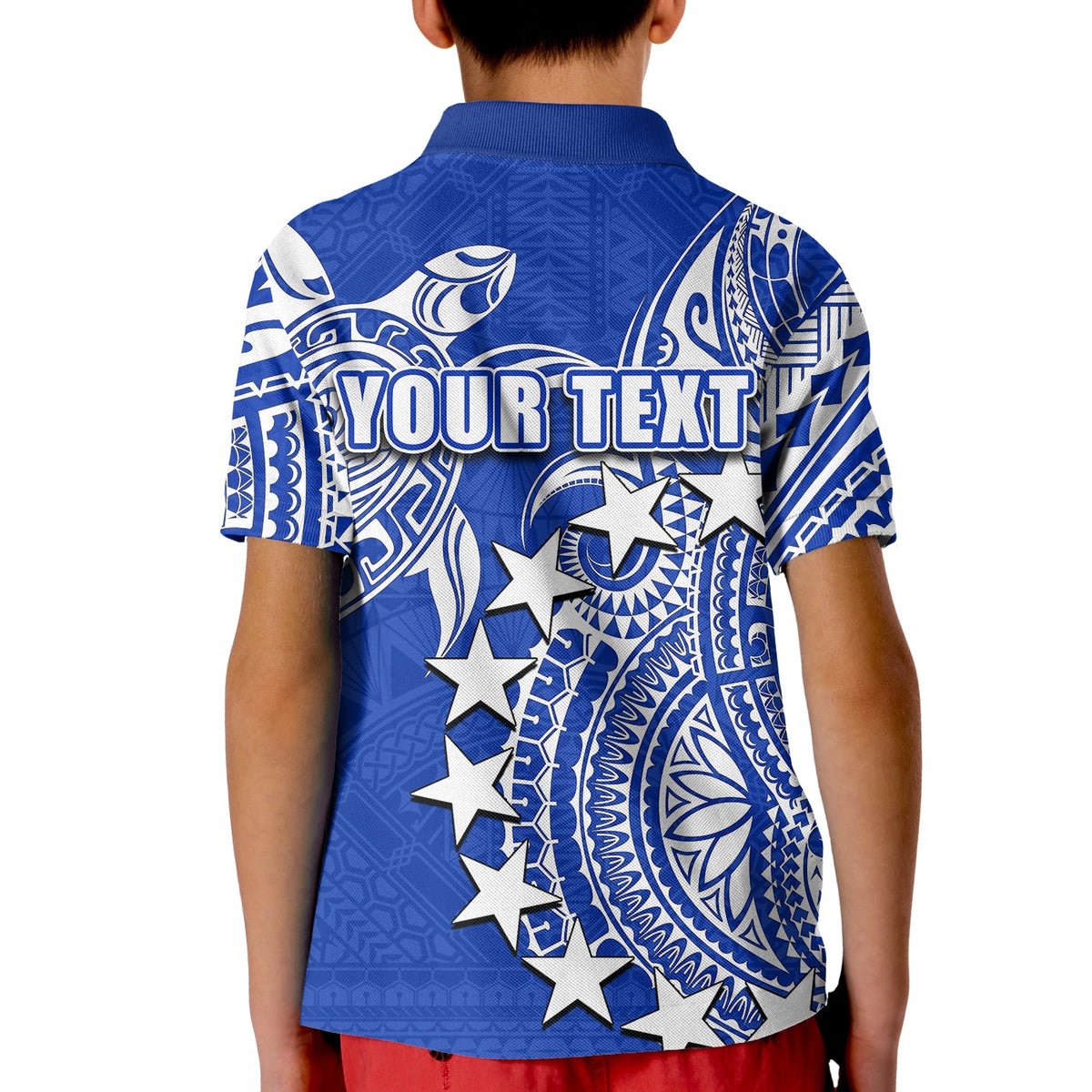 Custom Cook Islands Polo Shirt KID Pukapuka LT6 - Wonder Print Shop