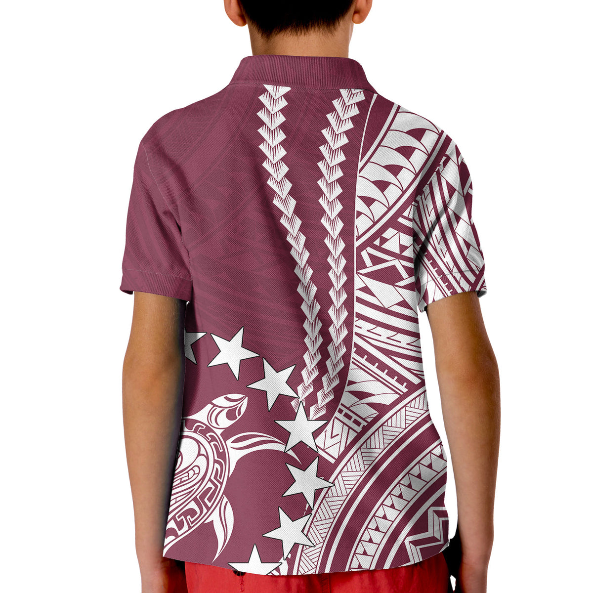 Cook Islands Mangaia Polynesian Polo Shirt KID LT6 - Wonder Print Shop