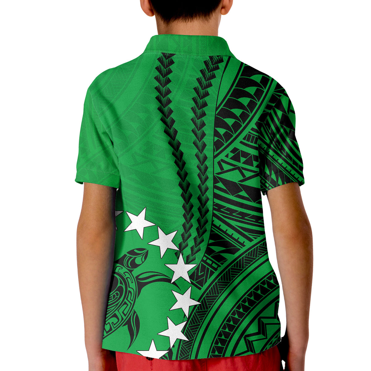 Cook Islands Rarotonga Polynesian Polo Shirt KID LT6 - Wonder Print Shop