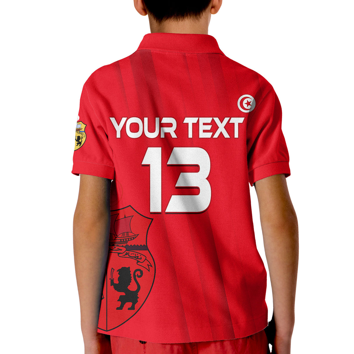 (Custom Text and Number) Tunisia Polo Shirt KID Always in My Heart LT13 - Wonder Print Shop