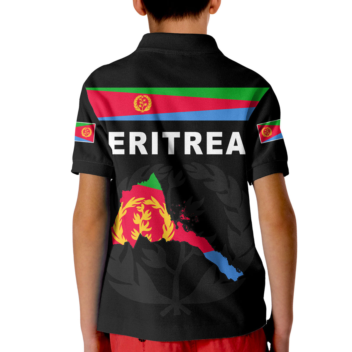 Custom Asmara Eritrean Polo Shirt Eritrea Lion Proud Olive Symbol LT13 - Wonder Print Shop