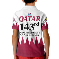 Qatar Polo Shirt KID Happy National Day Style Flag LT13 - Wonder Print Shop