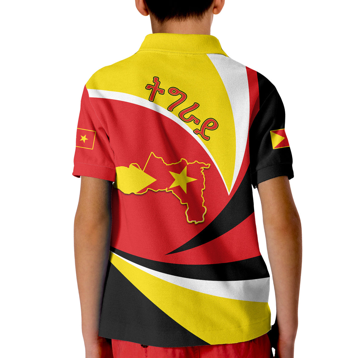 Tigray Polo Shirt Style Color Flag LT13 - Wonder Print Shop
