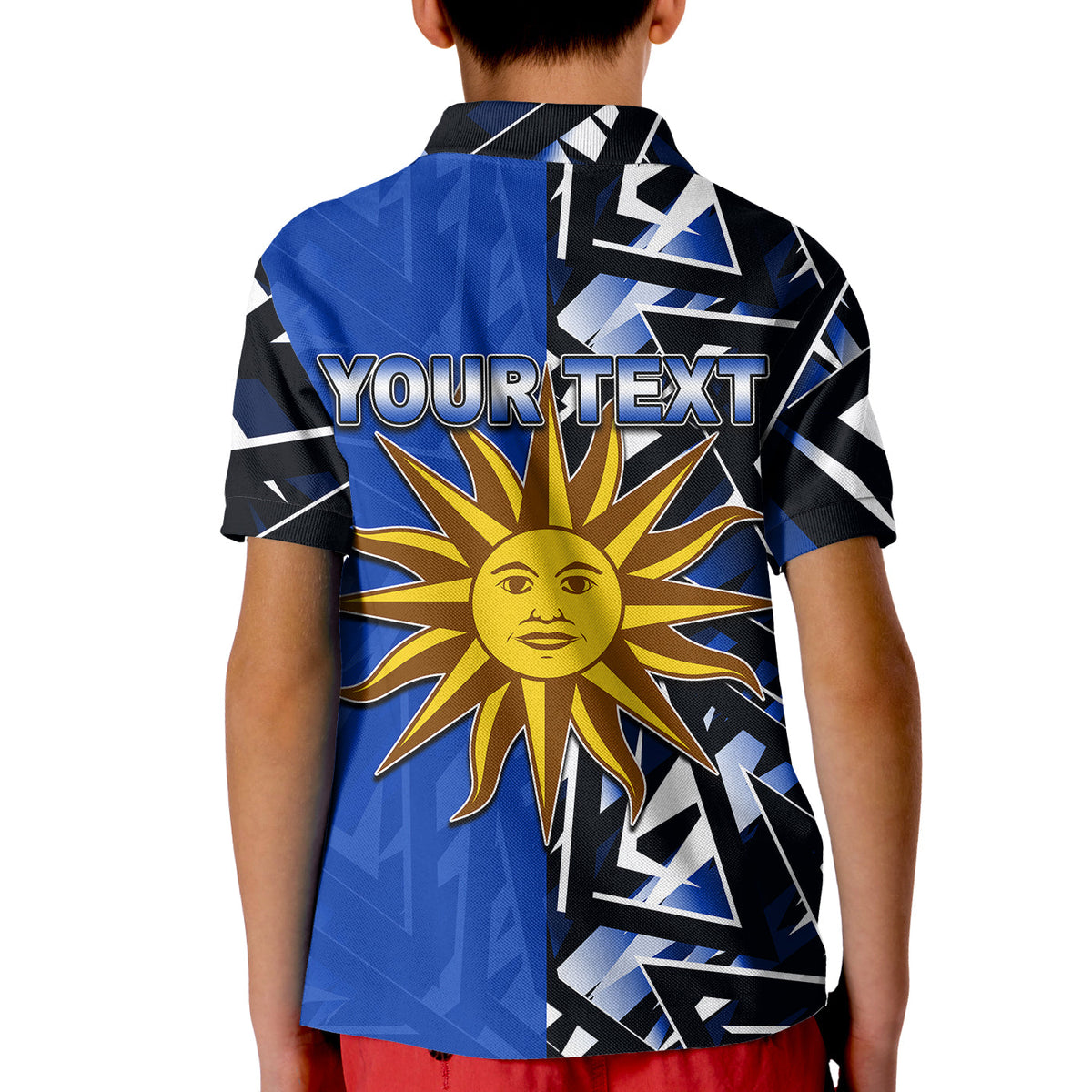 Custom Uruguay Polo Shirt KID Sport Style LT6 - Wonder Print Shop