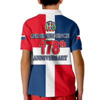 Dominican Republic Polo Shirt Independence Day KID LT6 - Wonder Print Shop