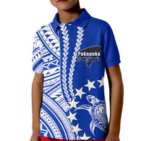 Cook Islands Pukapuka Polynesian Polo Shirt KID LT6 - Wonder Print Shop