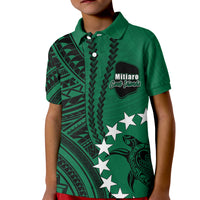 Cook Islands Mitiaro Polynesian Polo Shirt KID LT6 - Wonder Print Shop