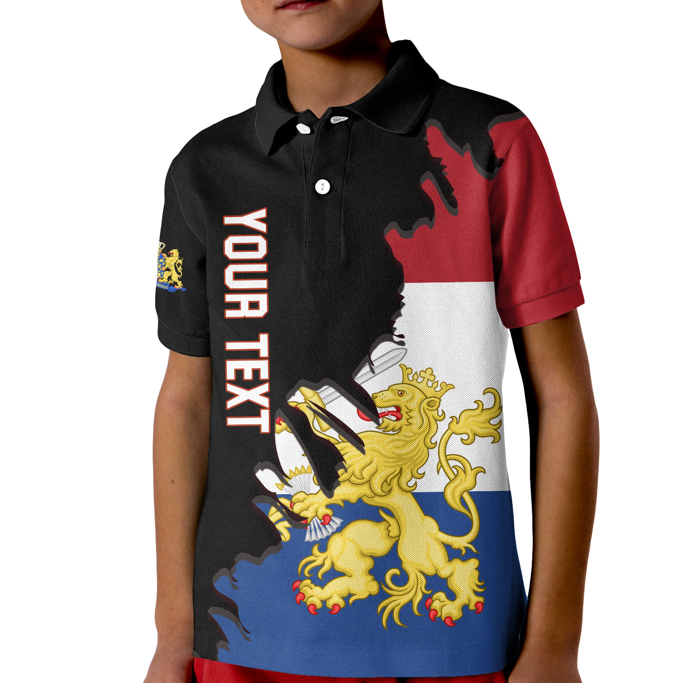 custom-personalised-netherlands-polo-shirt-kid-style-flag-and-map-holland