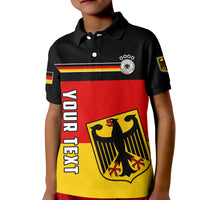 Custom Germany Football Polo Shirt KID Deutschland Sporty Style LT13 - Wonder Print Shop