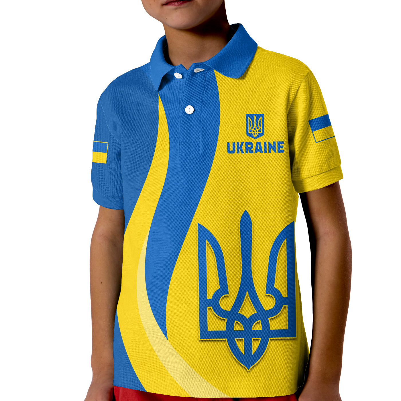 Ukraine Polo Shirt KID Always Proud Ukraine LT13 - Wonder Print Shop