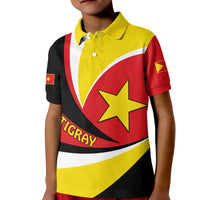 Custom Tigray Polo Shirt KID Style Color Flag LT13 - Wonder Print Shop