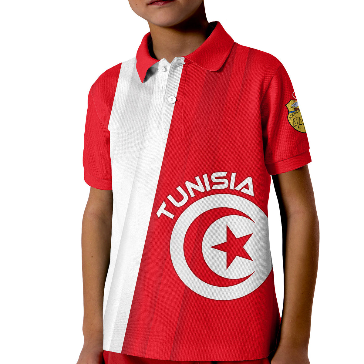 (Custom Text and Number) Tunisia Polo Shirt KID Always in My Heart LT13 - Wonder Print Shop