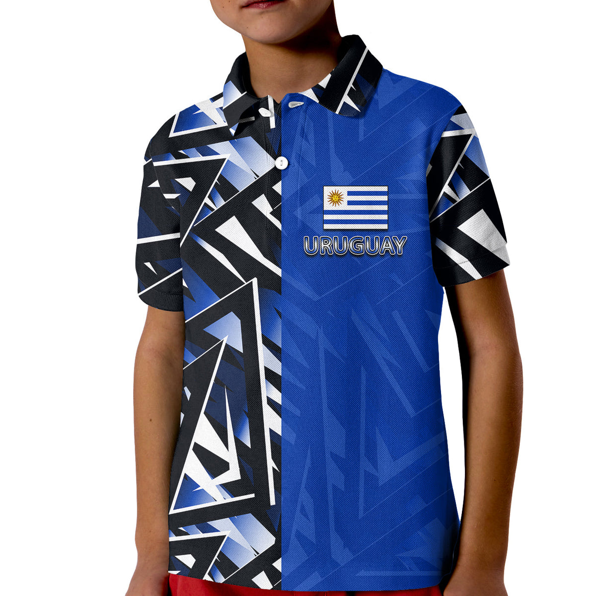 Custom Uruguay Polo Shirt KID Sport Style LT6 - Wonder Print Shop