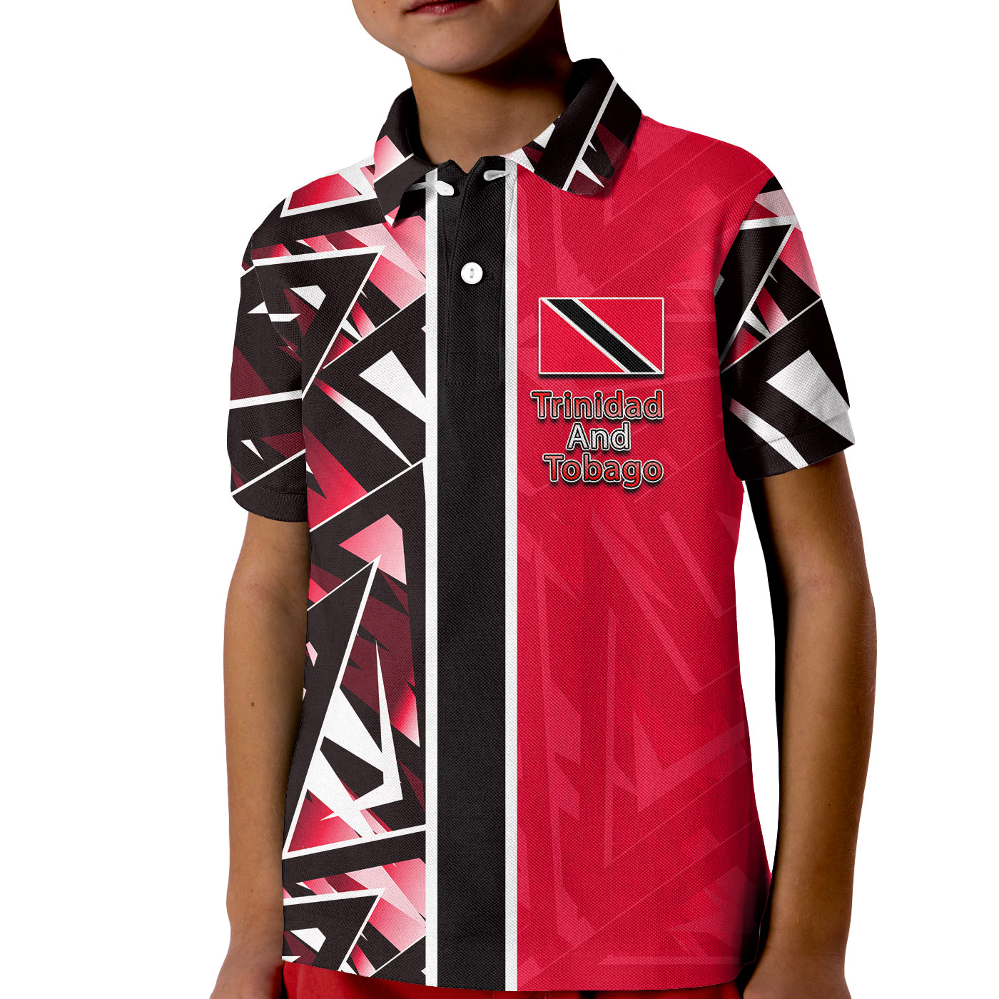 custom-personalised-trinidad-and-tobago-polo-shirt-kid-sport-style