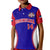 (Custom Text And Number) Dominican Republic Baseball Polo Shirt 2023 KID Version Blue - Wonder Print Shop
