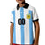 (Custom And Number) Argentina Home Polo Shirt Mens World Cup Soccer Jersey LT6