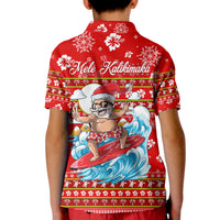 Christmas Hawaii Santas Surf Mele Kalikimaka Polo Shirt LT2 - Wonder Print Shop