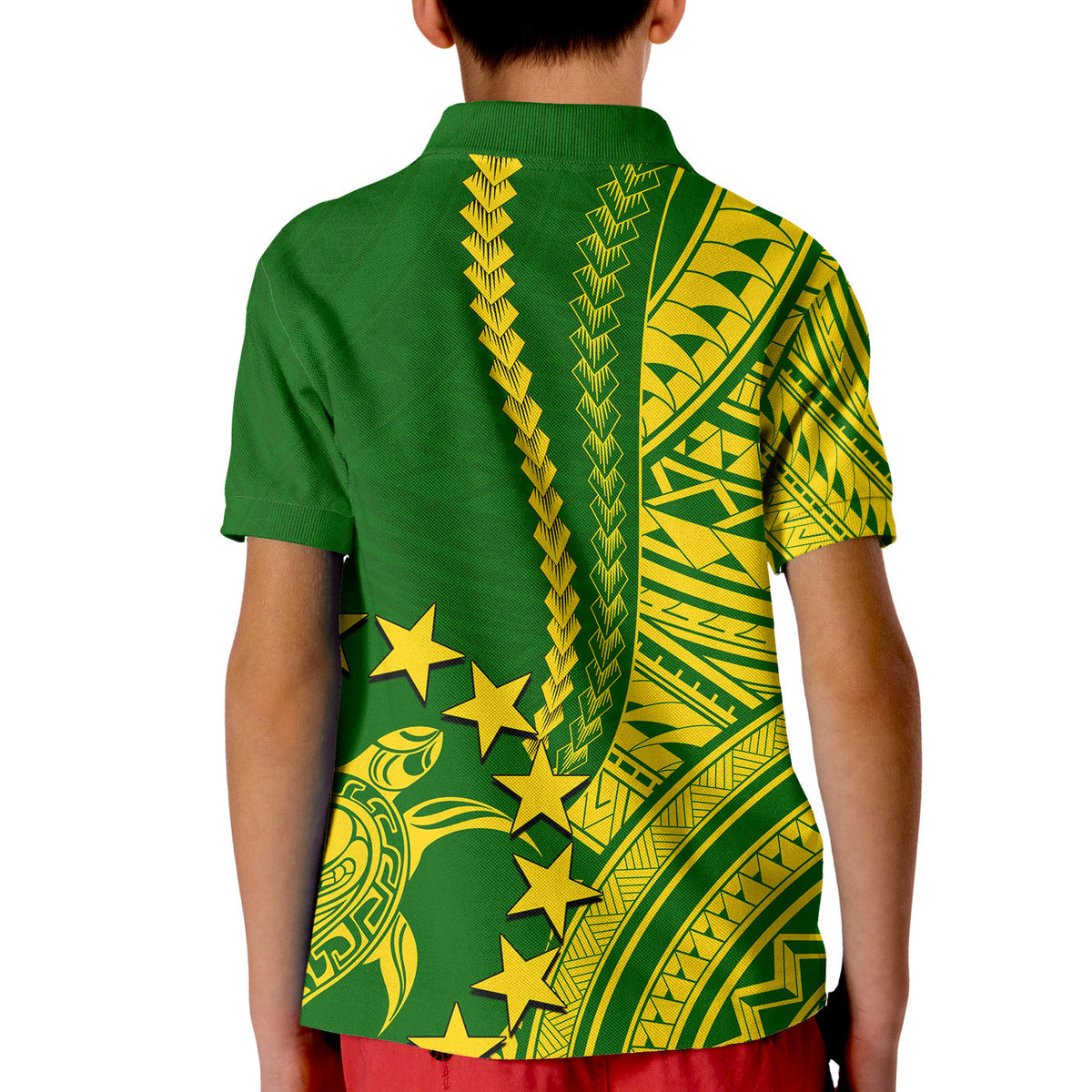 Cook Islands Polynesian Polo Shirt KID LT6 - Wonder Print Shop