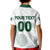 (Custom And Number) Saudi Arabia Soccer Polo Shirt Football 2022 KID White Jersey LT6