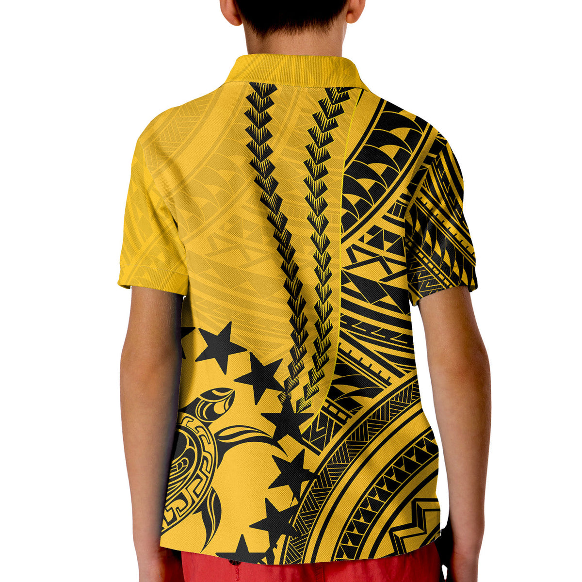 Cook Islands Aitutaki Polynesian Polo Shirt KID LT6 - Wonder Print Shop