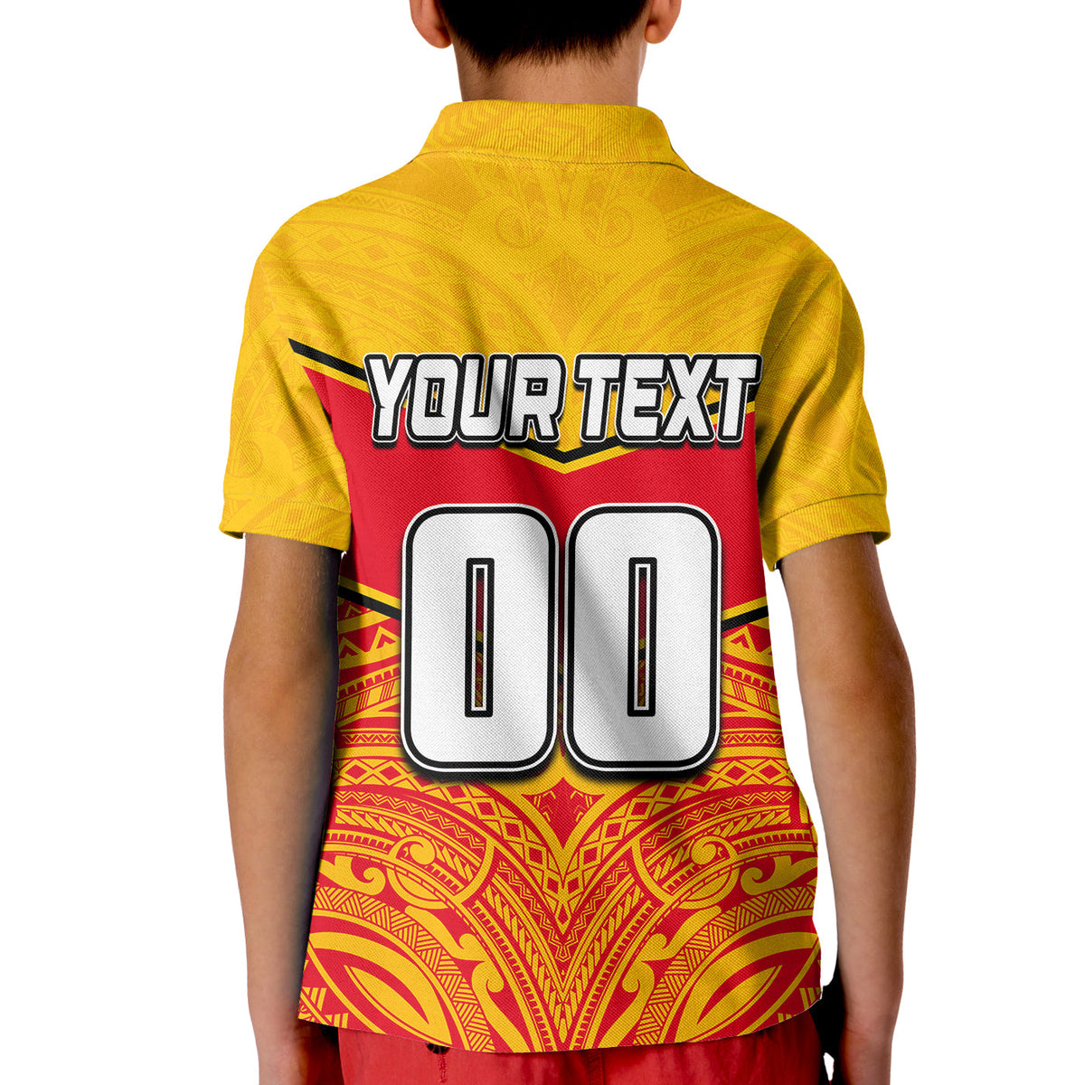 Custom And Number PNG The Kumuls Polo Shirt KID LT6 - Wonder Print Shop