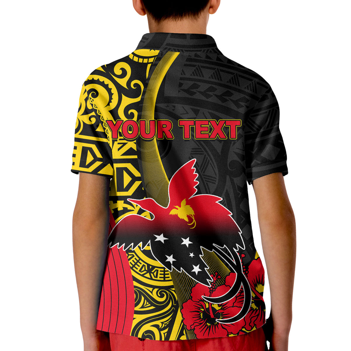 Custom Papua New Guinea Polo Shirt KID Vibe Style LT6 - Wonder Print Shop