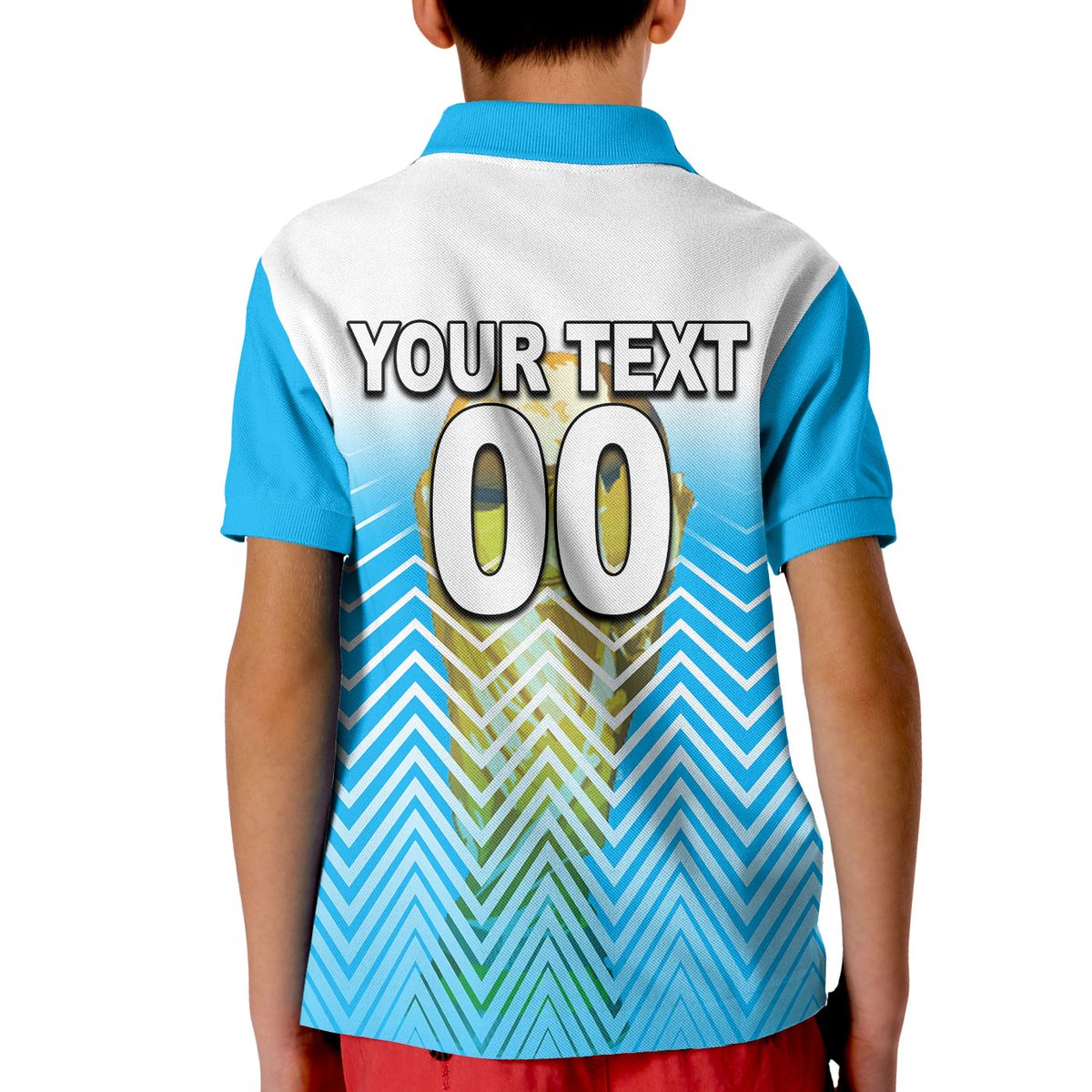 (Custom And Number) Argentina Polo Shirt Football 2022 KID Sport Style LT6 - Wonder Print Shop