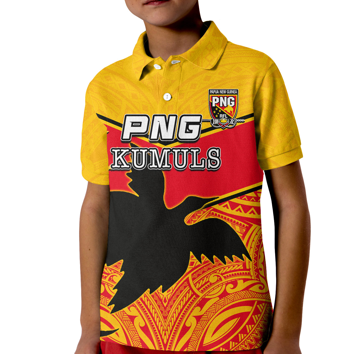 Custom And Number PNG The Kumuls Polo Shirt KID LT6 - Wonder Print Shop