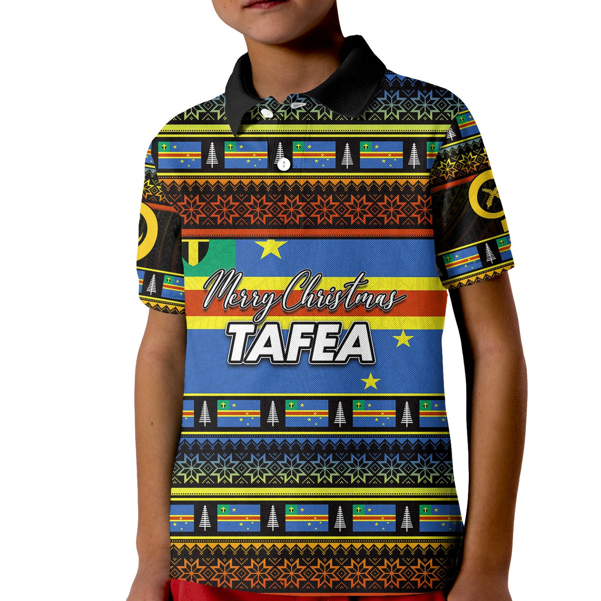 Tafea Province Polo Shirt KID Of Vanuatu Christmas LT6 - Wonder Print Shop