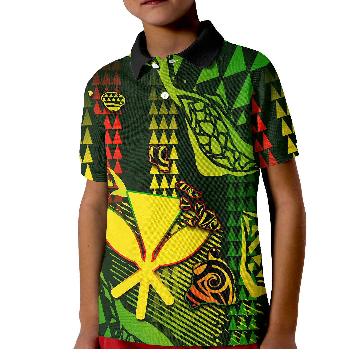custom-personalised-hawaii-kanaka-map-polo-shirt-kid-hawaii-color-style