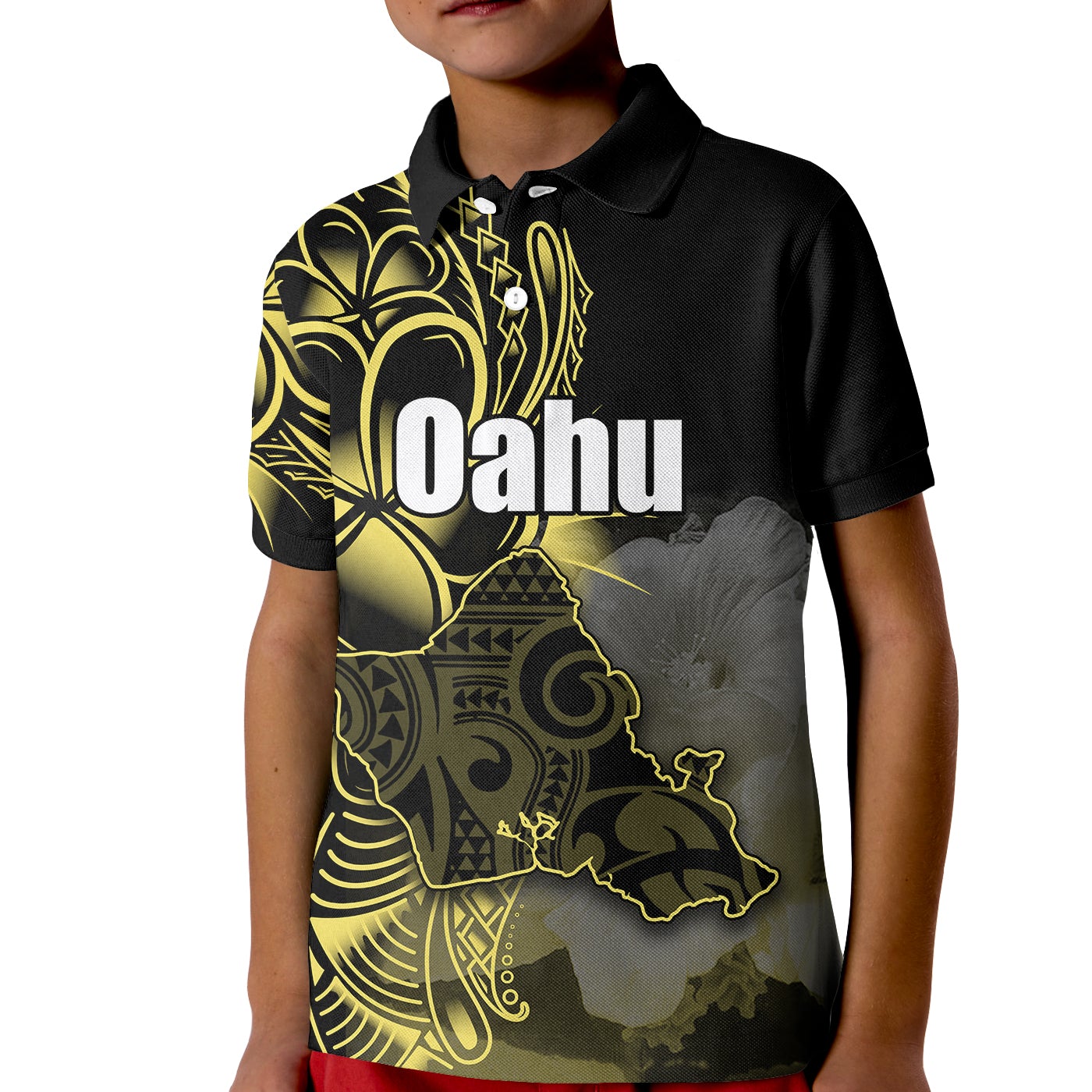 custom-personalised-hawaiian-islands-polo-shirt-kid-oahu